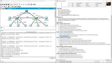 11.6.1 Packet Tracer - Switch Security Configuration
