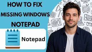 How to Fix Notepad Missing on Windows Full Guide 2026