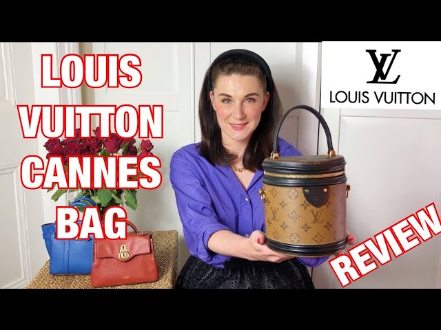 【ARCANNE】Cannes bag （ミント） L LOUIS VUITTON Cannes Bag in Reversed Monogram: Review, What Fits