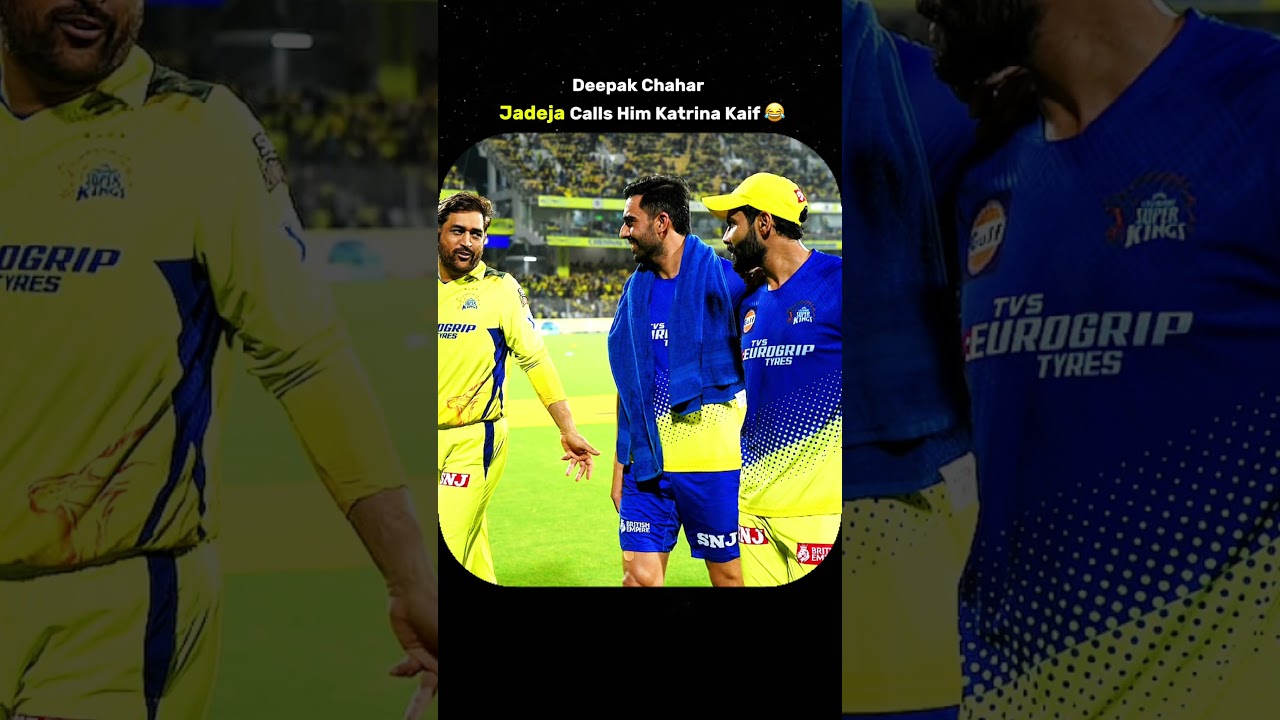 Deepak Chahar and Jadeja fun 😂 