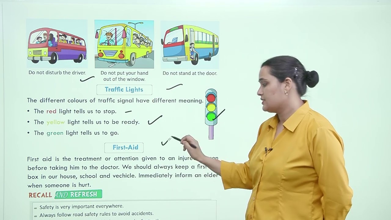 Ch 12 | SST | Class 2 | Road Safety | For children