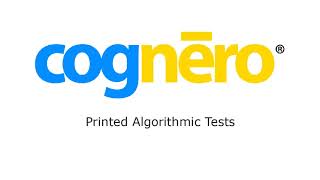 Algorithmic Printed Tests