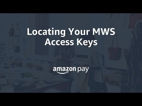 Locating Your MWS Access Keys