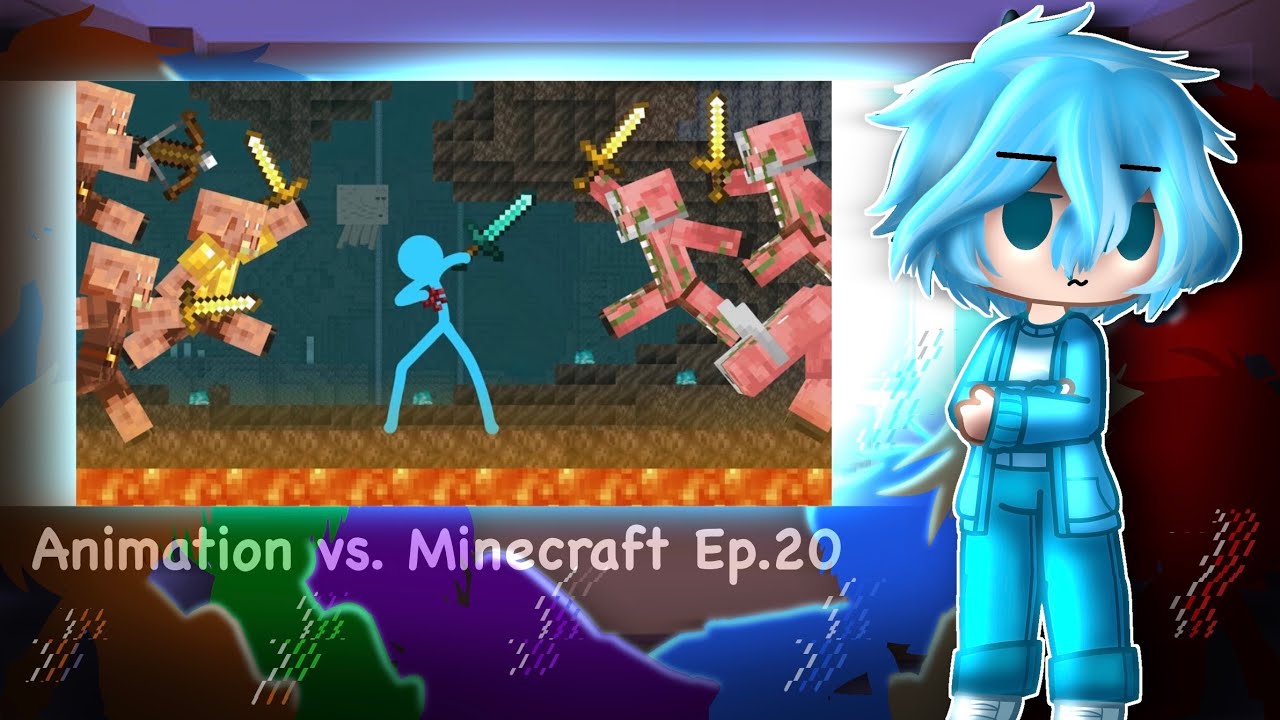 Stickfigures react to Animation vs Minecraft Ep.20 // AvA/AvM - YouTube