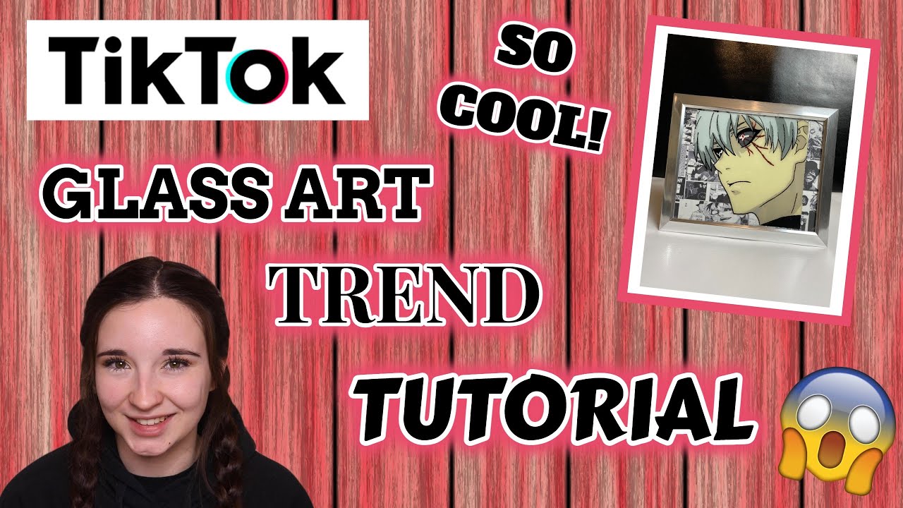 How to Paint on Glass, Tik Tok Trend DIY