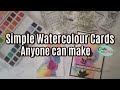 Simple Watercolour Cards Anyone Can Make