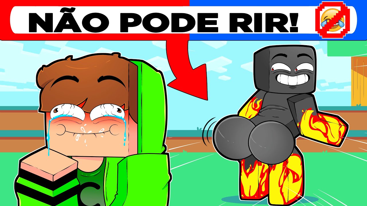 Tente Não Rir #04 - OS DESENHOS MAIS ENGRAÇADOS DO MINECRAFT !! !! 