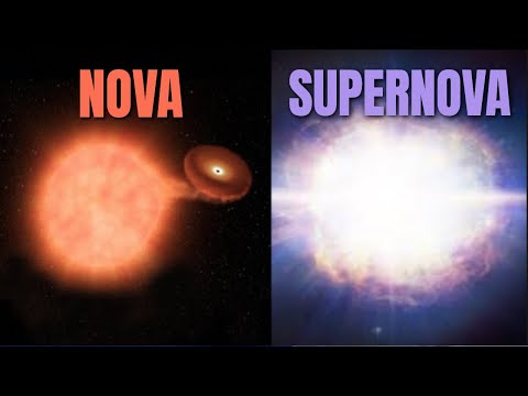 Vídeo: Diferencia Entre Nova Y Supernova