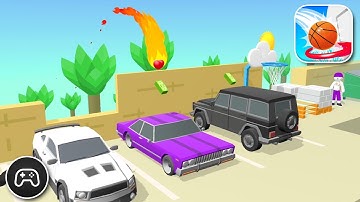 Bounce Dunk - Gameplay Walkthrough Part 79 - Racing Game Levels 279-282 (iOS, Android)