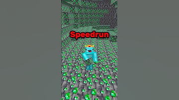 Deepslate Emerald Ore Speedrun?! ⛏💎