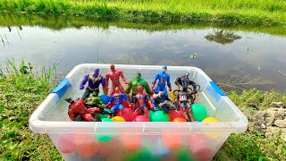 Superhero toys collection. HULK vs SPIDERMEN vs VENOM vs THENOS vs CAPTAIN-AMERICA vs Thar 🦹‍♂️
