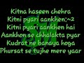 Kitna Hasin Chehra Kumar Sanu Full Karaoke