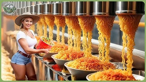 Amazing Instant Noodles Factory | How 121 Billion Servings Are Produced Every Year