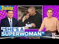 New mum doing it tough in lockdown surprised outside her home | Today Show Australia