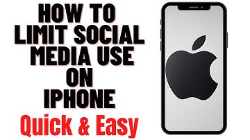HOW TO LIMIT SOCIAL MEDIA USE ON IPHONE 2024