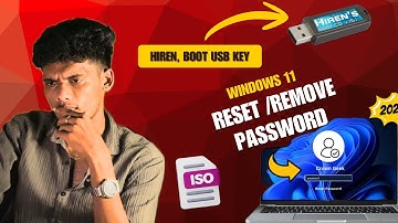 Bypass, Reset, Unlock Any Windows PC Forgotten Password Using Hiren