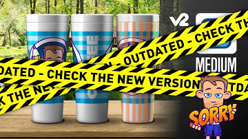 Affinity Designer v2 Tutorial - Mockups - Create an adjustable Tumbler Mockup - OUTDATED