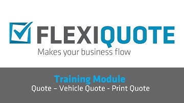 Quote – Vehicle Quote - Print Quote