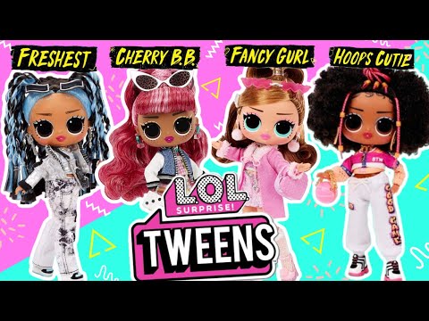 LOL BTW Tweens Dolls Series 1 + New MISS GLAM OMG Present Surprise Doll FULL UNBOXING!