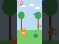 Milo &amp; Piko Learn ABC: U is for Umbrella ☂️ | Kids Cartoon #shorts