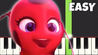 Miniatura de vídeo de "You Are Ladybug - EASY Piano - LadyBug & Cat Noir Movie"