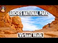 Arches National Park Virtual Walk - Windows Trail - 4k Nature Walk & Treadmill Trail - City Walks