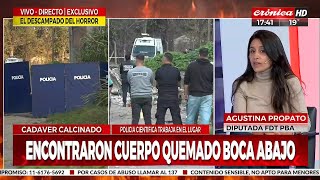 Agustina Propato: "Hay más de 150 policías abocados a los allanamientos por Lucas"