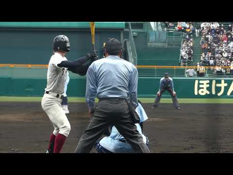 大阪桐蔭 松尾汐恩 ツーランホームラン(近江高校戦/第94回選抜高校野球大会)