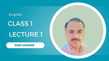 | English | Class One | Unit 1 | Time to Recall |  Lesson with complete Exe | Itrat