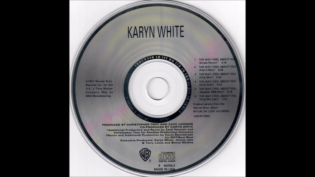 Karyn White - The Way I Feel About You (Club Mix Edit) - YouTube