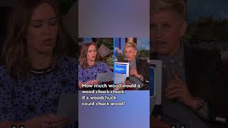 emilyblunt Plays Heads Up On The Ellen Show ellen