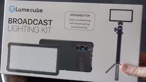 Lumecube Broadcast Lighting Kit Unboxing
