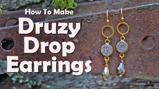 How To Make Druzy Drop Earrings