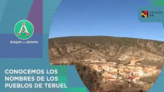 Los pueblos con el nombre más corto y más largo de Teruel