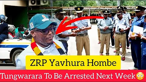 ZRP Yavhura Hombe, Tungwarara To Be Arrested Next Week😳