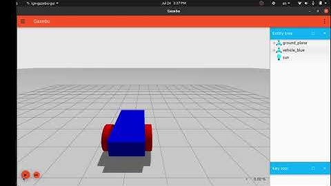 Gazebo tutorials: Moving robot