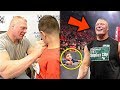 10 Shocking WWE Wrestlers Nice In Real Life - Brock Lesnar, Braun Strowman