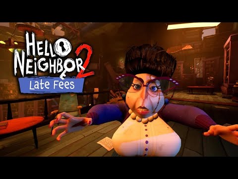 KÜTÜPHANECİ TEYZEDEN KAÇIŞ! - Hello Neighbor 2 Late Fees