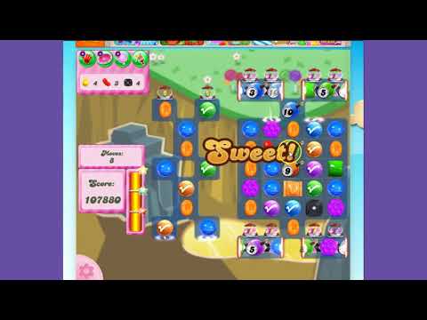 Candy Crush Saga Level 2842 - no boosters