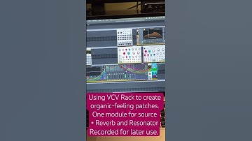 ORGANIC-FEELING SYNTH SOUND DESIGN WITH VCV RACK. #filmcomposer #sounddesign #vcvrack #synthesizer
