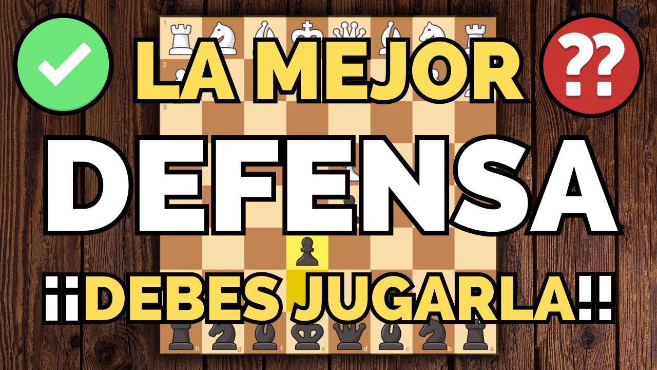 LA MEJOR DEFENSA con NEGRAS contra D4 (Peón Dama)