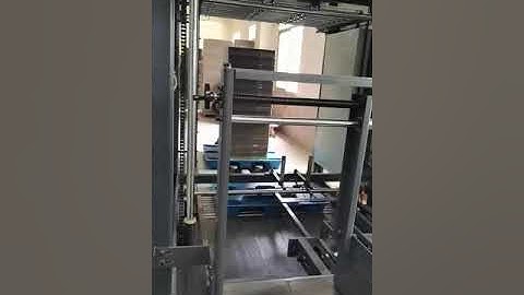 high speed flute laminating machine with flip flop stacker