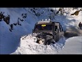 Land Rover Defender 90 TDI snow vehicle - Çotanak Off Road Tirebolu köylerinde Kar küreme