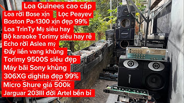 Loa ampli lọc micro karaoke gia đình thanh lý mỗi ngày. Loa Guinees 103 seri VIII cao cấp vip hay 