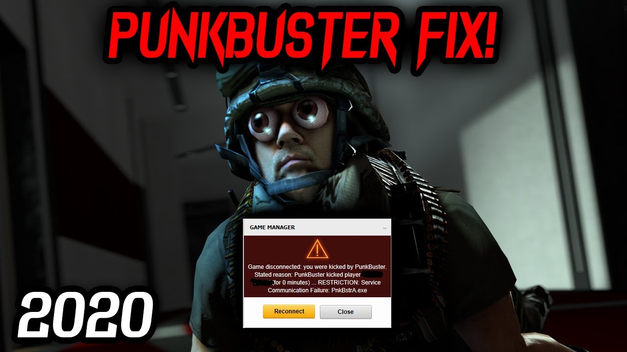 How to fix Kicked by Punk Buster Battlefield 4, BF3, BFH