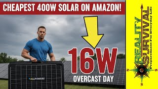 I Bought the CHEAPEST 400W Solar Panels on Amazon! (Review & Test)