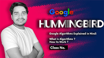 A Complete Guide to the Google Hummingbird Algorithm Update in Hindi 2020.