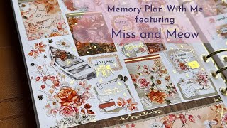 Memory Plan With Me ft 'Autumn Breeze' by Miss & Meow - A5 Wide