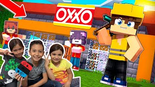 Los Guzmancitos Construyen Un Oxxo Minecraft