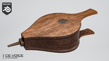 how to model this Medieval Blacksmith Bellows in blender _ blender modeling